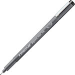 Staedtler Pigment Liner 308 Marker de Proiectare 0.6mm Negru