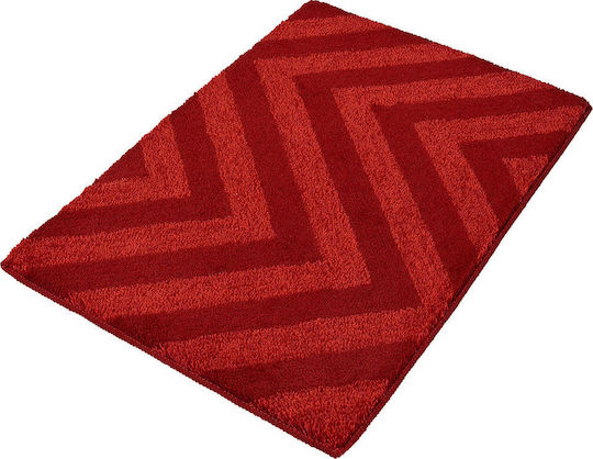 Kleine Wolke Πατάκι Μπάνιου Malua 5533468223 Dark Red 50x60εκ.