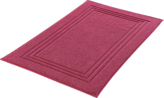 Kleine Wolke Bath Mat Cotton Lodge 3009452207 Burgundy 50x80cm