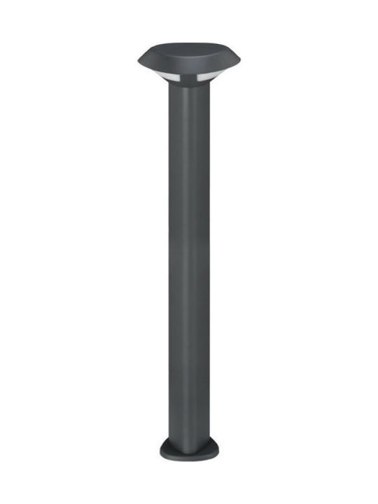 Aca Outdoor Small Post Lamp Built-In Led Black