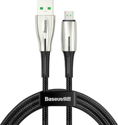 Baseus Waterdrop Braided USB 3.0 to micro USB Cable Μαύρο 1m (CAMRD-B01)
