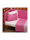 Anna Riska Prestige Baby Sheets Set Crib Cotton Fuchsia 120x165cm 3pcs