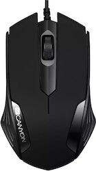 Canyon CMS02B Wired Mouse Black