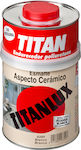 Titanlux Aspecto Ceramico Emaille White Satin 750ml
