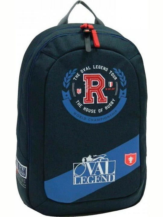 Bagtrotter Oval Legend Navy School Bag Backpack...