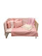 Anna Riska Mix & Match Baby Bettlaken Für Wiege Baumwolle Rosa 80x100cm