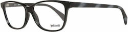 Just Cavalli Plastic Eyeglass Frame Black JC0686 001