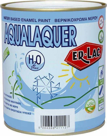 ER-LAC Varnish Colour Ecological Water Aqualaquer Ecological 0.75lt White Matt