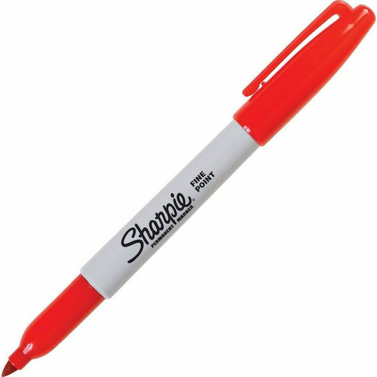 Sharpie Fine Point Permanent Markers 1mm Red 12pcs