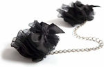 Bijoux Indiscrets Organza Handcuffs in Schwarz Farbe 1506