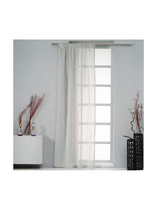 Artisti Italiani Κουρτίνα με Τρέσα Linen Look Γ...