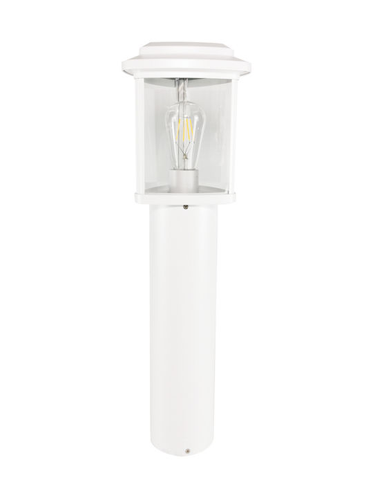 VK Lighting VK/03203/60/W Lumină Post mic pentru Exterior IP23 pentru Soclu E27 Alb