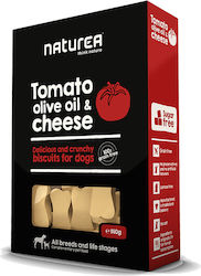 Naturea Tomato, Olive Oil & Cheese Μπισκότο Σκύλου χωρίς Σιτηρά με Ελαιόλαδο, Τυρί και Τομάτα 140gr