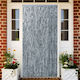 vidaXL Fabric Door Curtain Grey-White 100x220cm...