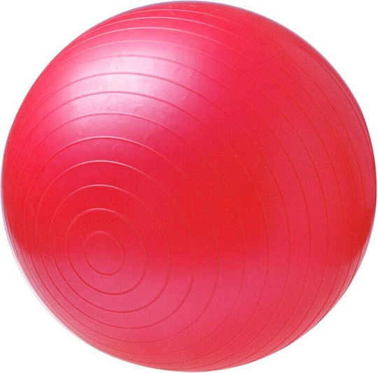 Athlopaidia 005.80017-Red Pilates Ball 55cm in Red Colour