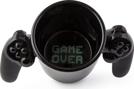 I-Total Game Over Cană Ceramică Neagră 350ml
