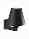 Aca Agatha Wall-Mounted Outdoor Hat Light E27 IP65 Double Beam 22.2x22.2x17.5εκ.