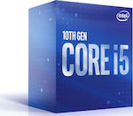 Intel Core i5-10400F 2.9GHz Επεξεργαστής 6 Πυρήνων για Socket 1200 σε Κουτί με Ψύκτρα