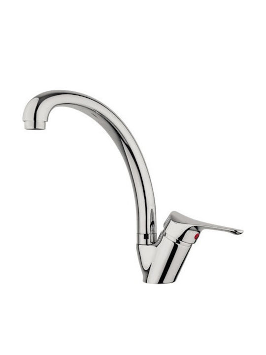 Paini Pilota Kitchen Faucet Counter Silver