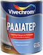 Vivechrom Χρώμα Καλοριφέρ Διαλύτου Ραδιατερ 0.75lt Λευκό Γυαλιστερό
