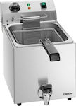 Bartscher Electric Fryer 3.3kW Capacity 9lt 30x53x38.5cm Snack III Plus