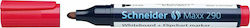 Schneider Maxx 290 Μαρκαδόρος Πίνακα Κόκκινος