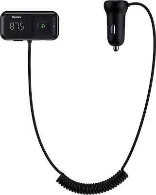 Baseus FM Transmitter Αυτοκινήτου S-16 mit Bluetooth / USB / AUX / MicroSD