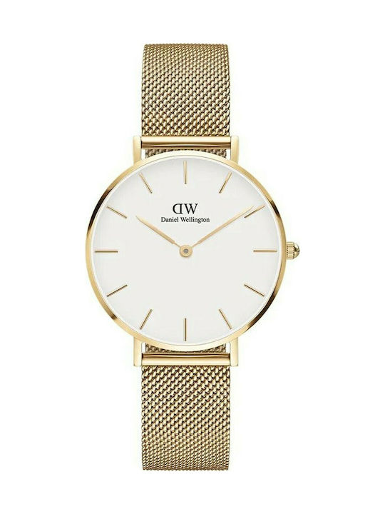 Daniel Wellington Petite Evergold Women's Watch with Gold Metal Bracelet