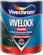 Vivechrom Χρώμα Αντισκωριακό Διαλύτου Vivelock 0.75lt Μολυβί Γυαλιστερό