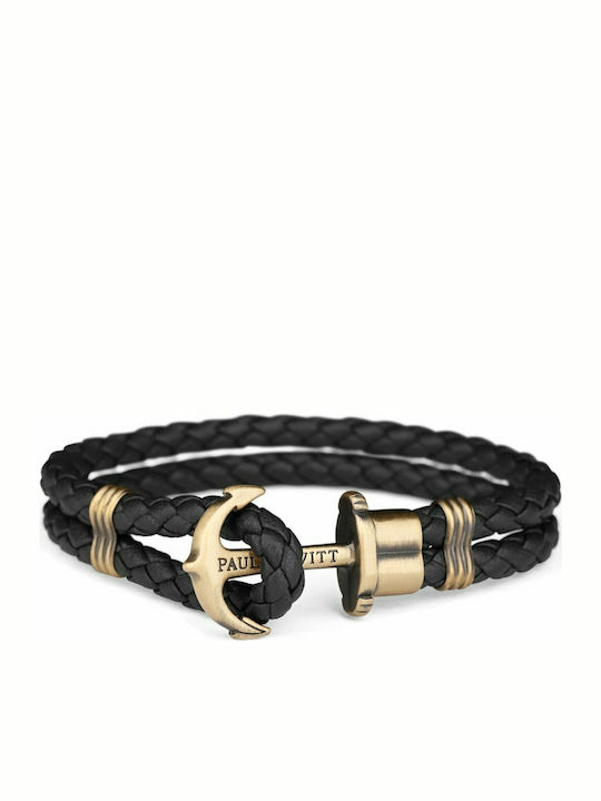 Paul Hewitt Phrep Large Leather Bracelet