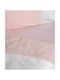 Down Town Home Baby Sheets Set Crib Cotton Satin Pink 125x175cm 3pcs