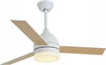 Jager 3184 Ceiling Fan 122cm with Light White