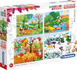 Kinderpuzzle 4 Seasons für 3++ Jahre 360pcs Clementoni