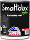 Vechro Smaltolux Hydro Blackboard Paint Liquid Craft Paint Black Blackboard for Wood 750ml