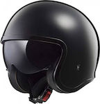 LS2 Spitfire OF599 Solid Jet Helmet with Sun Vi...