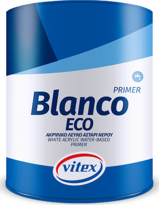 Vitex Blanco Eco Акрилен воден грунд Бял Подходящ за Дървени / Зидария 0.75лт