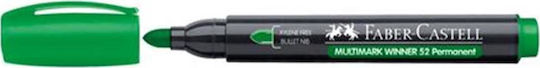 Faber-Castell Multimark Winner 52 Перманентен Маркер 2.8мм Зелен