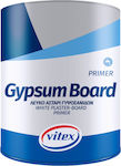 Vitex Gypsum Board Grundierung Wasserlösliche Acrylgrundierung für Gipskartonplatten Weiß Geeignet für Gipskarton 10Es