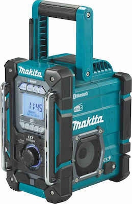 Makita DMR 301 Portable Radio Rechargeable DAB+ with Bluetooth Blue