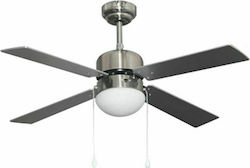 IQ Ceiling Fan 107cm Silver