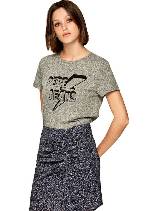 Pepe Jeans Clover Women's T-shirt Gray