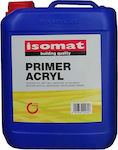 Isomat Primer Acryl Primer Silicone Acrylic Micronized Water Primer Slightly Yellow Suitable for Construction Materials 10lt