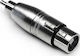 Invotone AD420 Μετατροπέας RCA male σε XLR female Ασημί 1τμχ