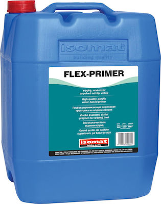 Isomat Flex-Primer Primer Amorsă acrilică de apă de înaltă calitate Alb Potrivit pentru Zidărie 10kg