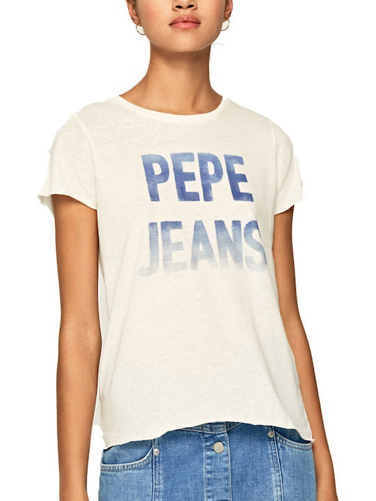 Pepe Jeans Cat Γυναικείο T-shirt Mousse με Στάμπα