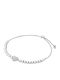 Michael Kors Brilliance Women's Bracelet with Heart Design made of Stainless Steel 22.9cm