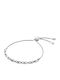Michael Kors Mercer Link Women's Bracelet Chain Made of Silver with Pearls 18cm