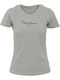 Pepe Jeans Virginia Femeie Tricou Monocrom Gri