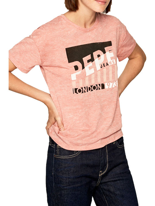 Pepe Jeans Cameo Femeie Tricou Rose