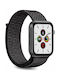Puro Sport Band Λουράκι Υφασμάτινο Μαύρο (Apple Watch 42/44/45mm)